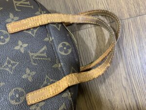 Louis Vuitton（ルイヴィトン）・モノグラムハンドバッグ・持ち手作製交換【Before/After】